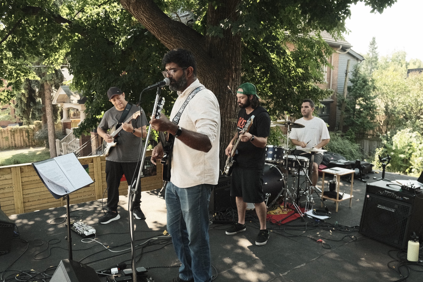 Every Second Tuesday playing a full set at Roncesvalles Polish Festival, summer 2024